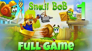 Snail Bob: Arcade Puzzle - Full Gameplay Walkthrough (Full Game)