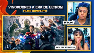 Vingadores: A Era de Ultron | FILME COMPLETO ✅ [Casal Jounin React] 🔥