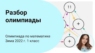 Разбор задач X олимпиады по математике. 1 класс