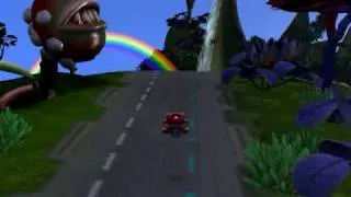 Spore Mario Kart made in Spore: Galactic Adventures!