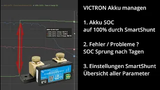 VICTRON SmartShunt statt BMS - Akku Synchronisieren