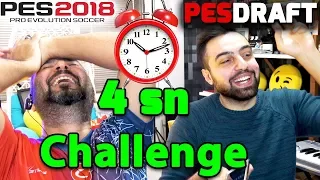 4 SANİYEDE TAKIM SEÇME CHALLENGE! | PES 2018 PESDRAFT