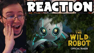 Gor's "THE WILD ROBOT" Official Trailer REACTION (INCREDIBLE TRAILER!)