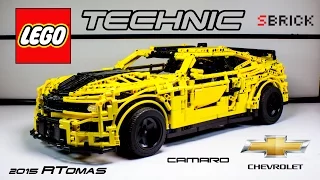 MOC Lego Technic Transformer Chevrolet Camaro 2015 with SBrick