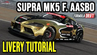 CarX Drift Racing Online - Supra MK5 F. Aasbo [Livery Tutorial]