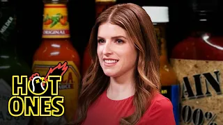 Anna Kendrick Gets the Giggles While Eating Spicy Wings | Hot Ones