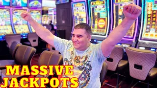 I Was WINNING HUGE JACKPOTS At Casino On Popular Slot Machines