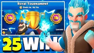 FLAWLESS 25-0 in the Global Tournament❄️🌍 -Clash Royale