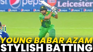 Young Babar Azam | Stylish Batting Against England | Pakistan vs England | 4th ODI 2015 | PCB | MA2A