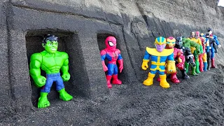 AVENGERS SUPERHERO, SPIDER-MAN CARTOON VS HULK, AQUAMAN, CAPTAIN AMERICA VS THANOS & VENOM PART 87