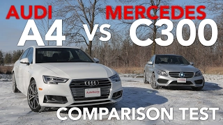 2017 Audi A4 2.0TFSI Quattro vs 2017 Mercedes-Benz C300 4Matic