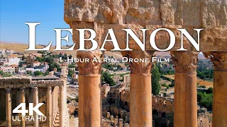 LEBANON 🇱🇧 BEIRUT | 1 Hour Drone Aerial Relaxation Film | لُبْنَان بيروت