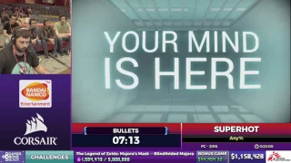 SUPERHOT by Bullets in 20:37 - SGDQ2017 - Part 128