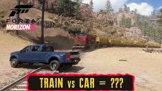 TRAIN vs CAR ● Forza Horizon 5 ● ПОЕЗД ПРОТИВ МАШИНЫ !!!