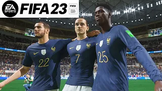 FRANCE vs ALLEMAGNE Finale Coupe du Monde 2022 FIFA 23 PS5