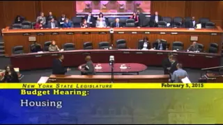 Joint Legislative Budget Hearing on Housing - 02/05/15