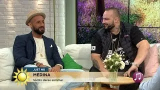 Medina skvallrar om Diggiloo-efterfesterna - Nyhetsmorgon (TV4)