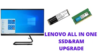 LENOVO ALL IN ONE SSD RAM UPGRADE