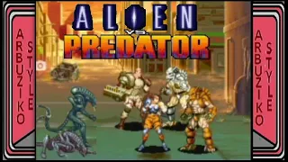 Alien vs Predator is a run n’ gun game for an arcade machine  - Full Walkthrough Gameplay