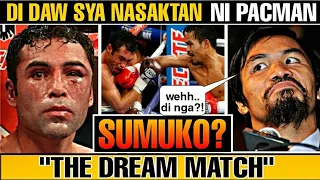 Dela Hoya hindi daw NASAKTAN sa SUNTOK ni Pacquiao pero nag SURRENDER?| channel ni manoy