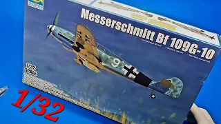 MESSERSCHMITT Bf109G-10 1/32 TRUMPETER Review