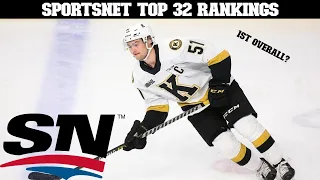 Reacting to Sportsnet's top 32 rankings for the 2022 NHL draft