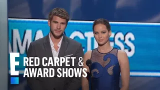 Liam Hemsworth and Jennifer Lawrence PCAs 2012 | E! People's Choice Awards