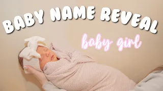 Unique Baby Girl Name Reveal | Varney Family