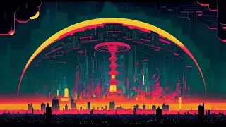 Free Stock Videos - a vibrant colorful futuristic cyberpunk city evolving changing