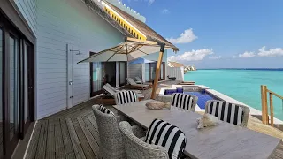SAii Lagoon Maldives by Hilton, 2-Bedroom Overwater Pool Villa, Room Tour @AllHotelReview