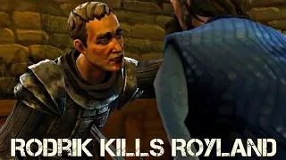 Game Of Thrones Telltale Episode 5 - Rodrik Kills The Traitor Royland