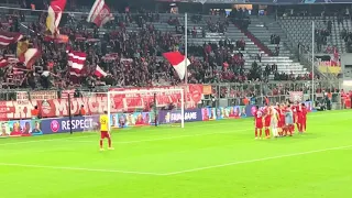 FC bayern vs AEK 2:0, after the match