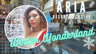 Aria Hotel Las Vegas |Winter Wonderland Sugar Palace 2020 & Patisserie Taste Test |Living Las Vegmas