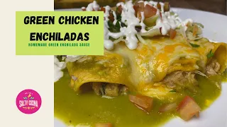 Green Chicken Enchiladas