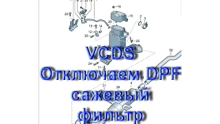 Как можно Отключить сажевый фильтр на VW AUDI SKODA в VCDS