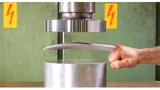 Crushing Adamantium with Hydraulic Press