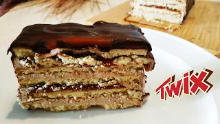 Торт Твикс/TWIX. Песочный с карамелью и кремом. как НАСТОЯЩИЙ!