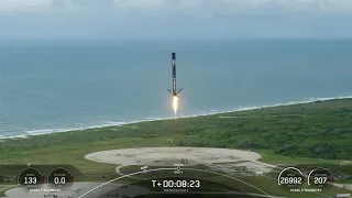 4K Transporter-2 Mission first stage landing