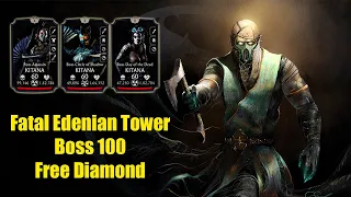 Fatal Edenian Tower Boss 100 Free Diamond | MK Mobile