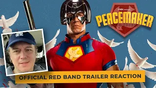 PEACEMAKER (Official Red Band Trailer) The POPCORN JUNKIES & Boxset Bingers REACTION