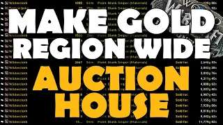 How To Make GOLD From Region Wide Auction House (Easy Fast Flipping)