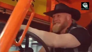 Brock Lesnar Attacks Roman Reigns with a construction Car Smack down live 18 march 2022