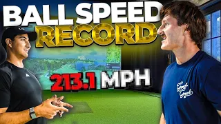 A Long Drive Champion helped me break my ball speed record