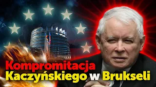Kompromitacja Kaczyńskiego w Brukseli. Frekwencyjna klapa na spotkaniu z nim, rolnicy zawrócili auta