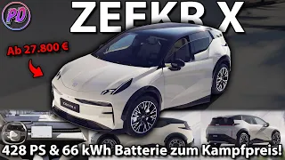 ZEEKR X - 428 PS & 66 kWh Batterie zum Kampfpreis! - UPDATE!