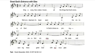 Greet Gods Entrance With Glee (Score) Psalm 98