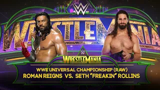 Roman Reigns Vs Seth Rollins WrestleMania match Wwe 2k23!