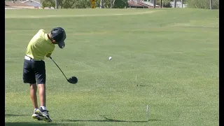 Zona Jo 1st place US Kids Golf Boys 7 2023 Summer tour at Sun City South Course