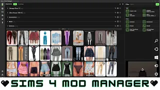 Organize Your CC With The Sims 4 Mod Manager #sims4mods