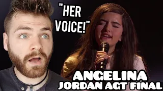 First Time Hearing Angelina Jordan "Someone You Loved" | America's Got Talent Finals | Reaction